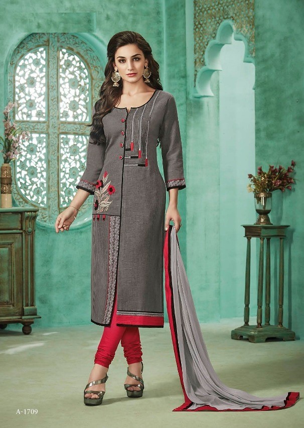 Stitched churidar shop online shopping